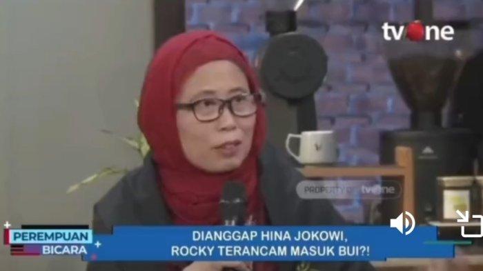 Prof Chusnul dalam program Perempuan Bicara tvOne bertajuk 'Dianggap Hina Jokowi, Rocky Terancam Masuk Bui?' yang tayang pada 4 Agustus 2023