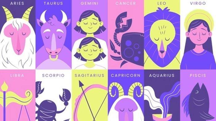 Ilustrasi zodiak.
