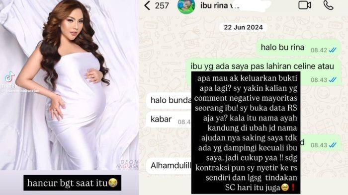 VIRAL MEDIA SOSIAL - Tangkapan Layar percakapan Lisa Mariana dengan seorang tenaga medis bernama Rina. Rina disebut sebagai tenaga medis yang membantu persalinannya ketika melahirkan anak yang merupakan hasil buah cintanya dengan Ridwan Kamil.