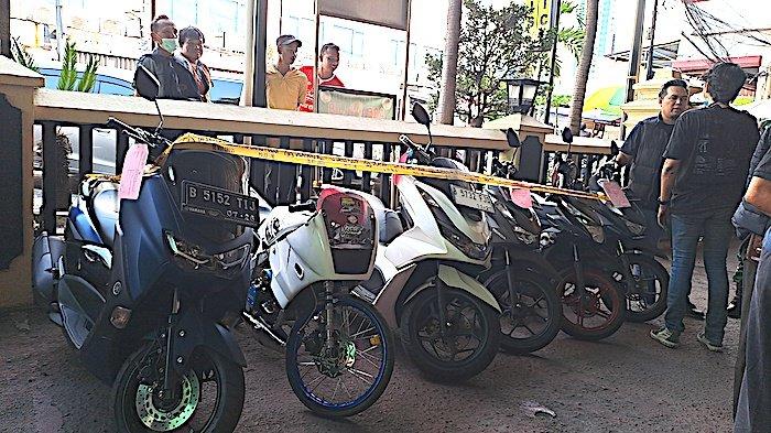 Ilustrasi barang bukti motor hasil tindak pidana curanmor yang berhasil diamankan.