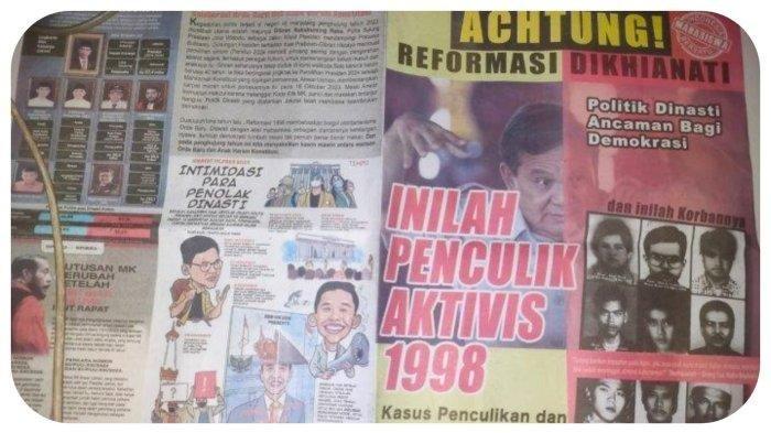Koran Achtung Magz beredar di sejumlah kota besar di Indonesia, salah satunya Jambi. Koran ini menyudutkan Prabowo Subianto.