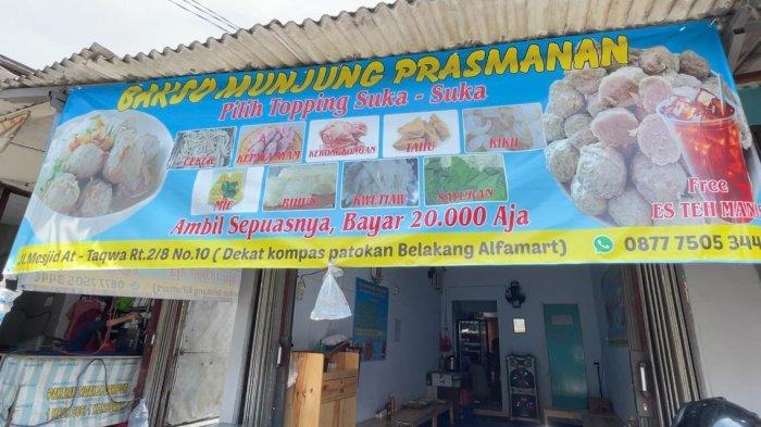 BAKSO MUNJUNG - Kuliner bakso Munjung Prasmanan di Jalan Masjid At-Taqwa, Kembangan Utara, Jakarta Barat, Minggu (16/2/2025)
