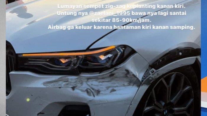 Presenter Jordi Onsu mengalami kecelakaan saat sedang melintas di ruas jalan tol. Kecelakaan yang dialami Jordi Onsu itu terjadi pada Sabtu (29/7/2023) pagi. Jordi Onsu membagikan foto mobilnya yang rusak akibat kecelakaan itu.