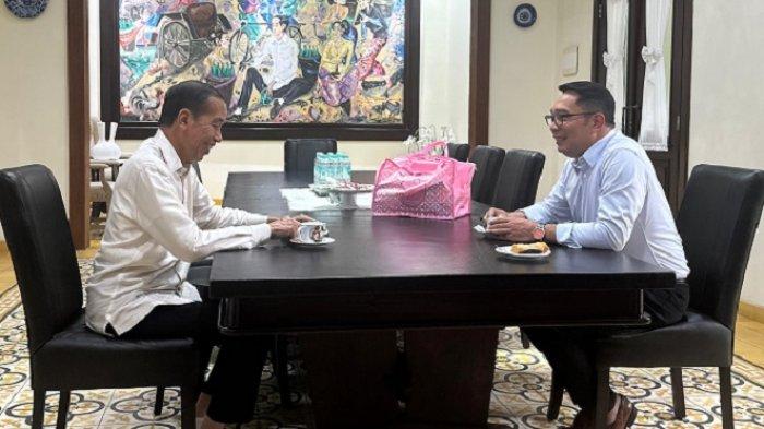 Momentum pertemuan Ridwan Kamil dan Jokowi di Solo, Jawa Tengah.