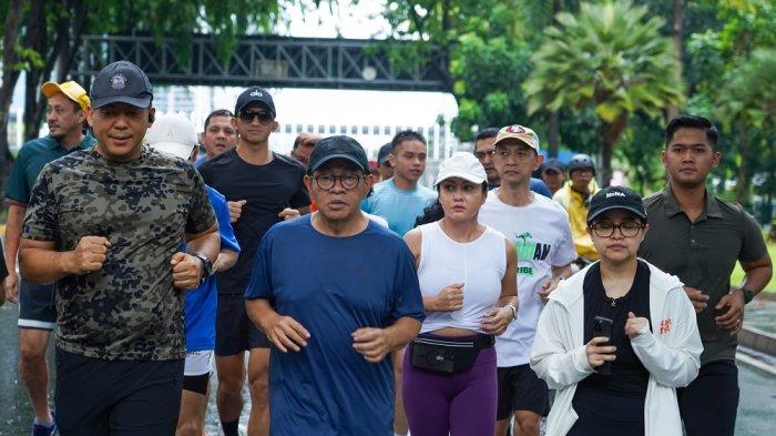 Gubernur Jakarta terpilih, Pramono Anung, hobi olahraga lari.