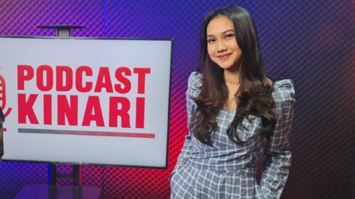 Penyanyi Raissa Ramadhani mengenalkan single Berpisah Lebih Indah saat berbincang di Redaksi Warta Kota, Palmerah, Jakarta Pusat, Selasa (13/9/2022).
