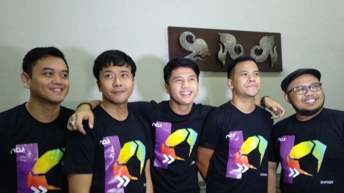 Personel band Nidji terbaru, minus Giring Ganesha.
