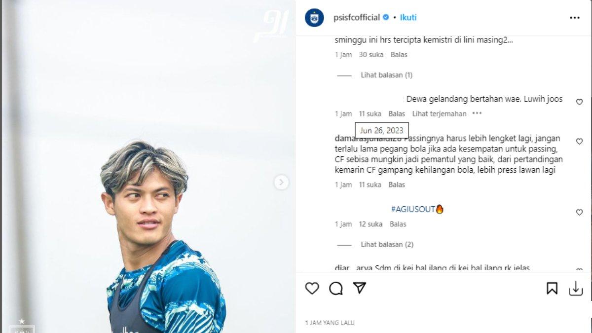 Alfeandra Dewangga dipindah posisi menjadi gelandan