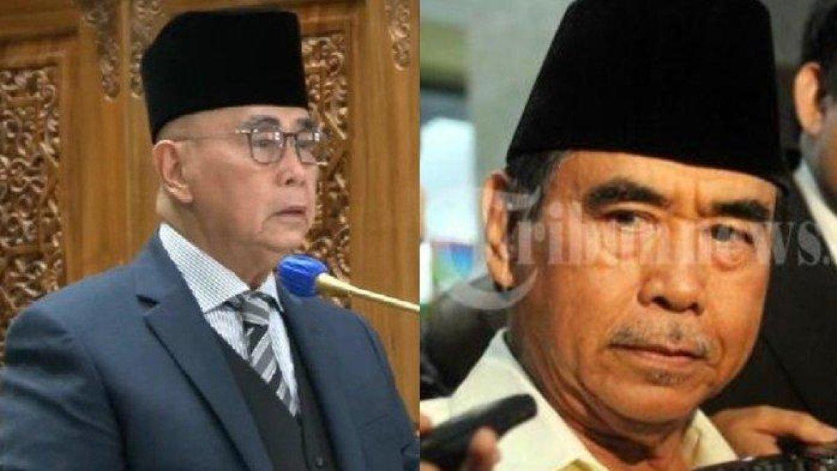 Potret pimpinan Pondok Pesantren (Ponpes) Al Zaytun, Indramayu, Jawa Barat, Panji Gumilang. Terbaru, Panji Gumilang meluapkan kekesalan kepada MUI yang mengharamkan sekolah di Ponpes Al Zaytun.