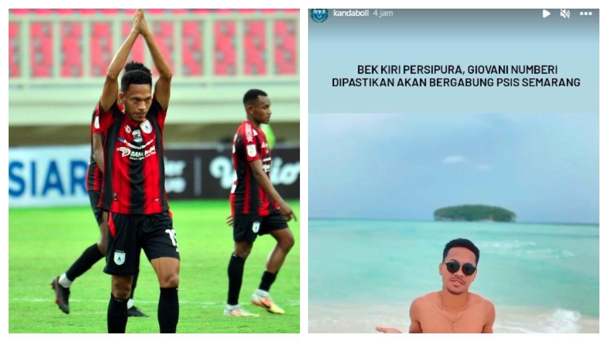 Kabar merapatnya Giovani Numberi ke PSIS Semarang.