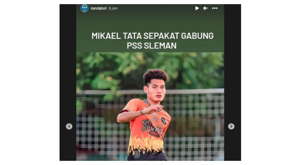 Kabar Mikael Tata sepakat gabung PSS Sleman.