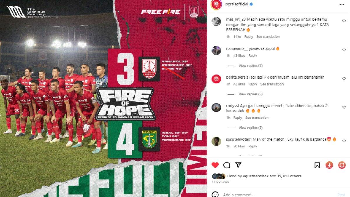 Pasoepati langsung kritisi pertahanan Persis Solo yang kecolongan empat gol saat menjamu Persebaya Surabaya di ajang uji coba, Sabtu 24 Juni 2023.