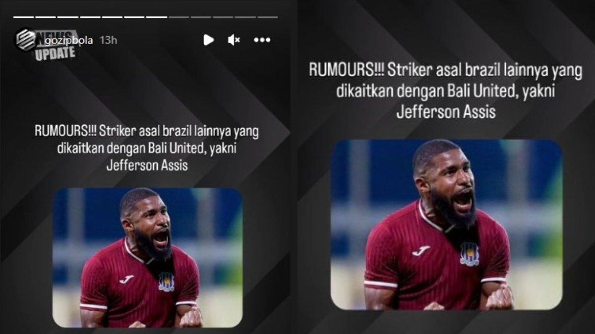 Rumor transfer dari Jefferson Assis
