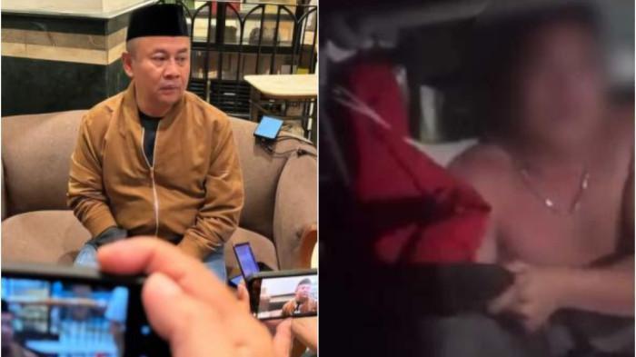 Cecep Noor saat memberikan keterangan di Hotel Sahid Lippo Cikarang