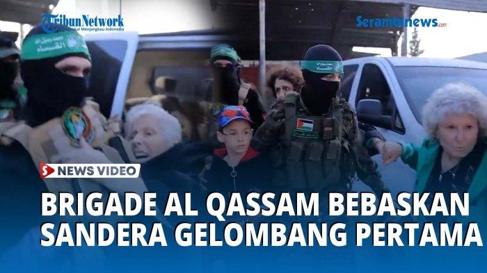 Detik-detik Brigade Al Qassam Bebaskan 24 Sandera pada Gelombang Pertama, Anak-anak Hingga Lansia