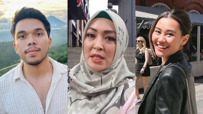 Kolase: Thariq Halilintar, Angelina Sondakh dan Aaliyah Massaid.