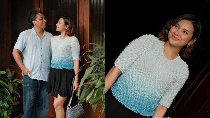 Indah Permatasari dan suaminya Arie Kriting