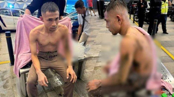 Faisal Halim disiram air keras saat tengah menikmati waktu bersama keluarganya