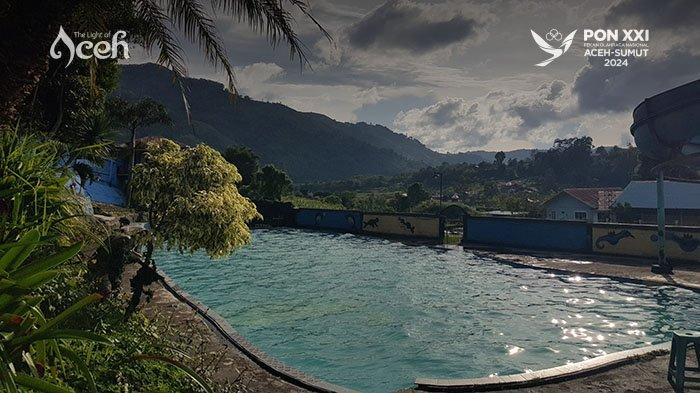 Gayo Water Park di Pegasing, Aceh Tengah, Aceh.