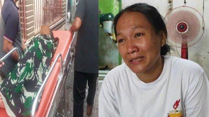 Hertawan Lawolo, 31 tahun, ibu kandung Daren Simarmata (1,5 tahun) dan Owen Simarmata (4 tahun) bocah malang yang tewas dibunuh tetangganya bernama Rudi Sihaloho