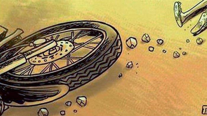 ILUSTRASI kecelakaan motor (Tribun)