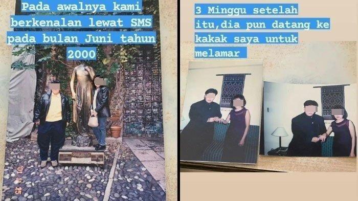 Ida Susanti dan suaminya yang ternyata perempuan, Nardinata Marshioni Suhaimi. (TikTok/@yolayola8040)