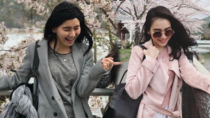 Potret cantik Ayu Ting Ting saat liburan di Jepang