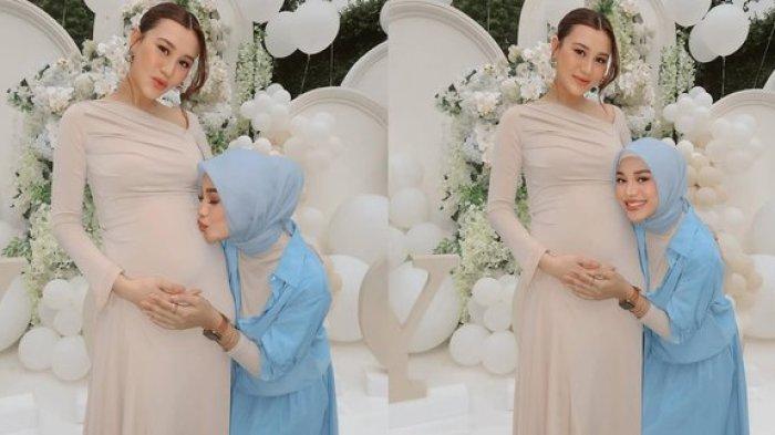 Aurel Hermansyah Cium Perut Aaliyah di Gender Reveal,
