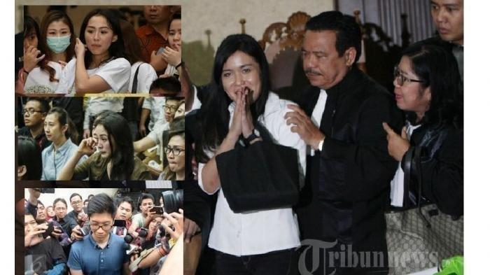 Jessica Wongso saat dalam proses sidang kasus kopi bersianida yang menewaskan Wayan Mirna Salihin