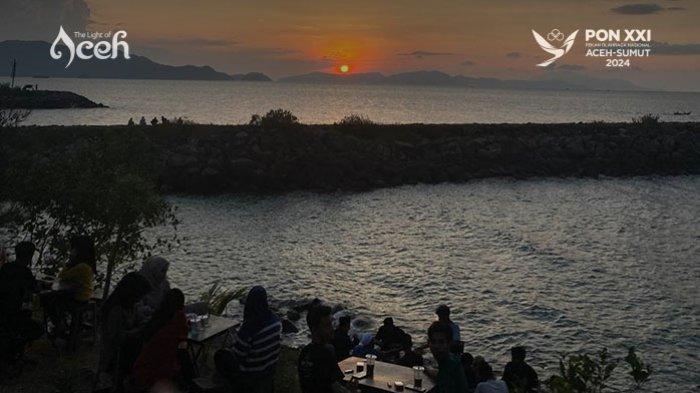 Keindahan Pantai Gampong Jawa, Banda Aceh.