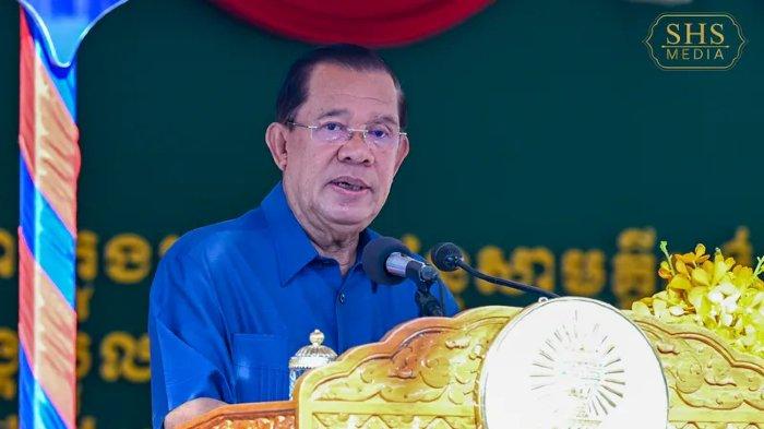 HUN SEN - Ketua Senator Kamboja, Hun Sen saat memberikan pidato dalam sebuah acara. Foto diambil dari situs www.samdechhunsen.gov.kh pada Jumat (14/2/2025)