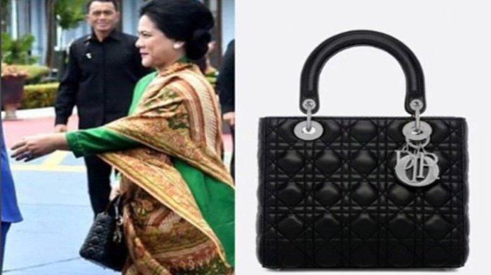 Koleksi tas Iriana Jokowi dari Dior