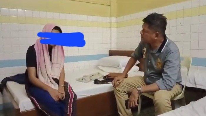 Korban perdagangan manusia seorang gadis berinisil P (17) asal Kabupaten Pidie saat ditanyakan warga Aceh di Malaysia.