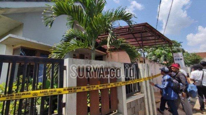 Lokasi satu keluarga tewas di RT 03/RW 10 Dusun Boro Bugis, desa Saptorenggo, kecamatan Pakis, Kabupaten Malang. (Surya.co.id/Purwanto)