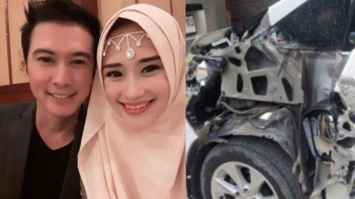 Mandala Shoji kecelakaan di jalan tol bersama istri dan anak.