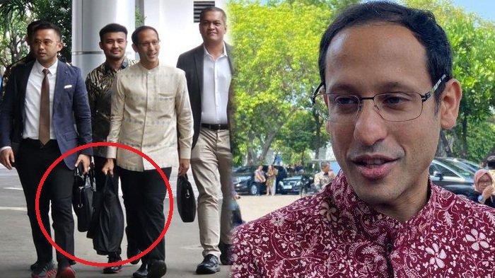 DIPERIKSA KEJAGUNG - Mantan Mendikbud Ristek Nadiem Makarim memenuhi panggilan pemeriksaan Kejaksaan Agung, Senin (23/6/2025).