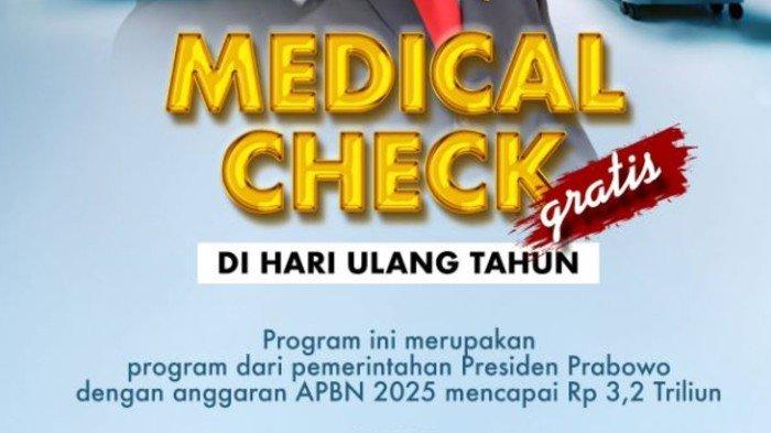 Program Prabowo Medical Check Up Gratis di Hari Ulang Tahun, Ini Cara ...