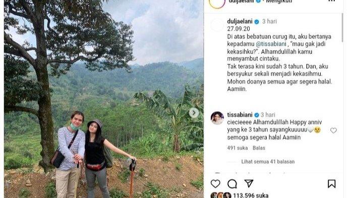 Momen Dul Jaelani tembak Tissa Biani 3 tahun lalu.