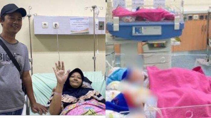 Nuraeni ibu yang melahirkan 5 bayi kembar sekaligus di RSUD Indramayu.