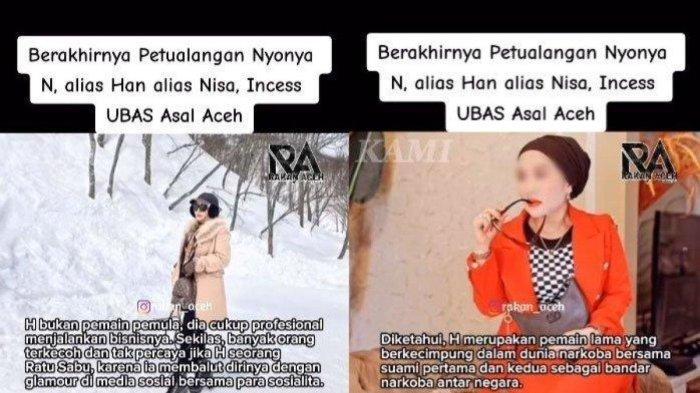 Nyonya N gemar pamer kehidupan glamor di sosmed (Kolase Tribun Sumsel)