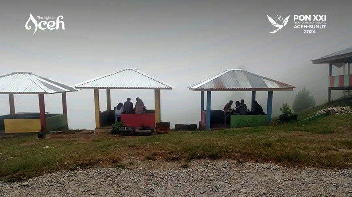 Potret Puncak Genting, salah satu objek wisata di atas awan yang berada di Dabun Gelang, Kabupaten Gayo Lues, Aceh.