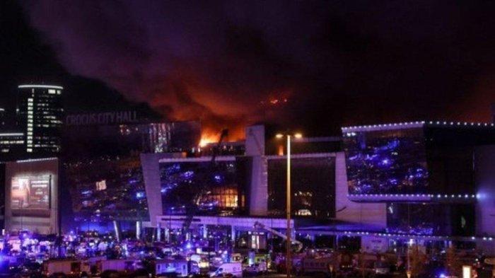 Penembakan massal di konser musik rock di Moskow Rusia