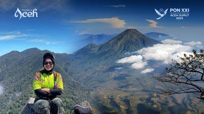 Puncak Burni Telong di Bandar Lampahan, Desa Rembune, Kecamatan Timang Gajah, Kabupaten Bener Meriah.