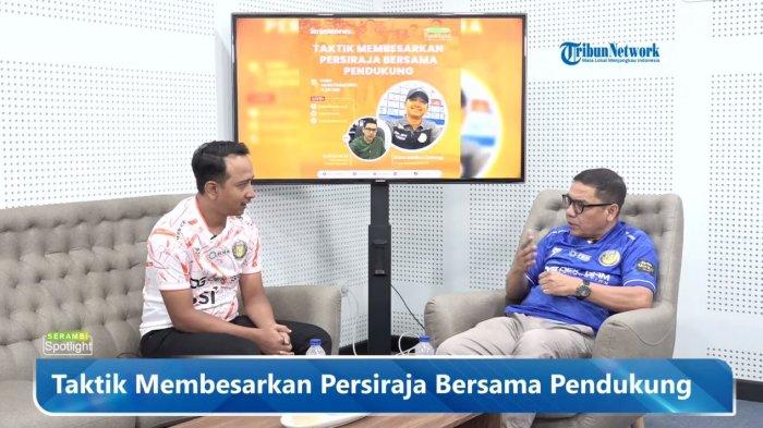Manajer Persiraja Banda Aceh, Ridha Mafdhul atau Gidong menjadi narasumber dalam ‘Serambi Spotlight’, Rabu (4/10/2023). Program yang mengangkat tema 