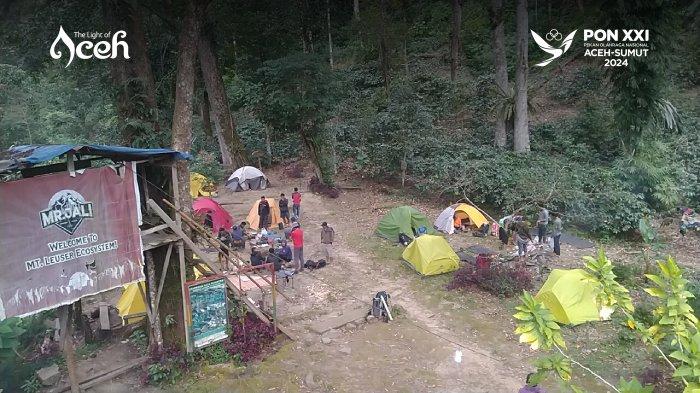 Suasana objek wisata di Gayo Lues, Rainforest Lodges Kedah Bunglow di Kecamatan Blangjerango, berada di kaki Gunung Leuser