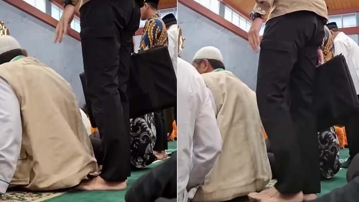 VIRAL Paspampres Diduga Usir Jemaah Agar Gibran Salat di Saf Depan, Wadan Bantah: Itu Anggota Saya
