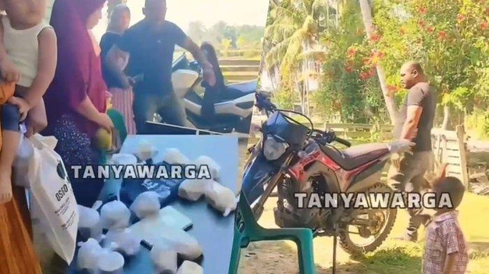 Diduga Aparat Desa Keubon Teumpeun, Peureulak Barat, Aceh Timur mengamuk saat pembagian makanan di Posyandu, sepak meja hingga makan anak-anak berhamburan.