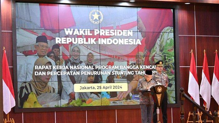 Hadiri Rakernas BKKBN, Wapres Ingatkan Kawal Peningkatan Kualitas SDM