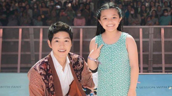 Arsy berjumpa dengan aktor asal Korea Selatan Song Joong Ki.