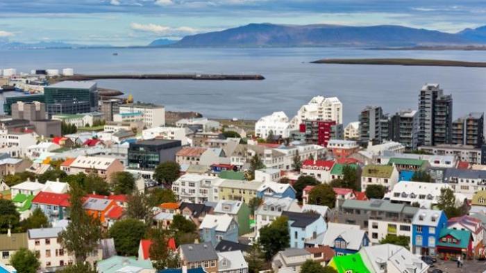 Ibu kota Islandia, Reykjavik.